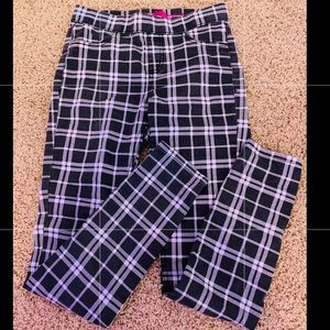 PLAID JEGGINGS
